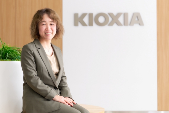 Yukako Tanaka, process integration engineer, Manufacturing Engineering Department II of KIOXIA’s Yokkaichi Plant