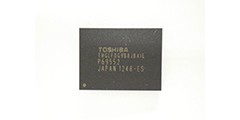 UFS I/F搭載組込み式NAND型フラッシュメモリ「THGLF0G9B8JBAIE」の写真です。