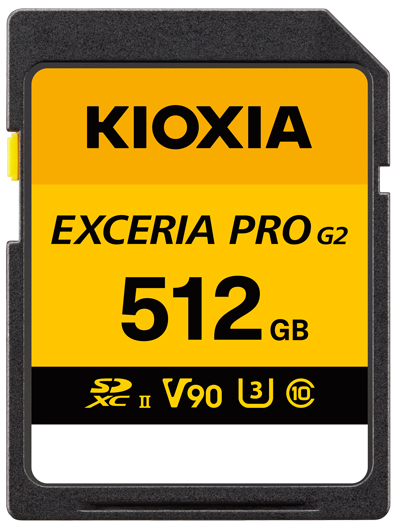EXCERIA PRO G2 SDXC UHS-II メモリカード V90モデル