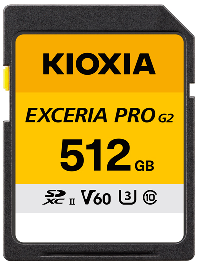 EXCERIA PRO G2 SDXC UHS-II メモリカード V60モデル