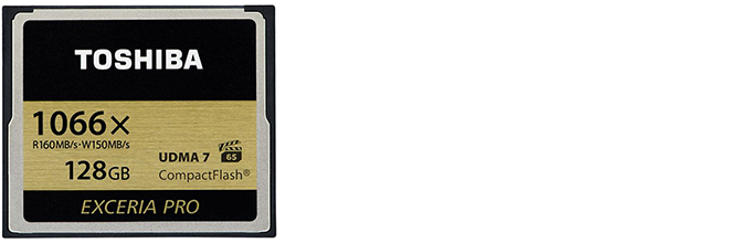 EXCERIA PRO CompactFlash®カード（CF-AXシリーズ）製品イメージ