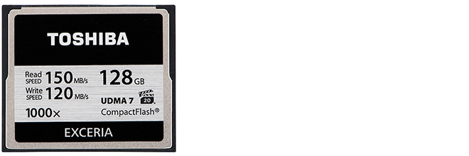 EXCERIA CompactFlash®カード（CF-EZシリーズ）製品イメージ