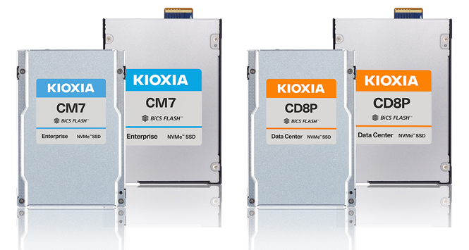 エンタープライズSSD「KIOXIA CM7シリーズ」とデータセンターSSD「KIOXIA CD8Pシリーズ」