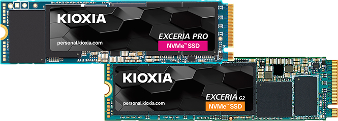 ハイスピードモデル「EXCERIA PRO SSDシリーズ」とメインストリームモデル「EXCERIA G2 SSDシリーズ」