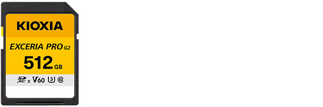 EXCERIA PRO SDメモリカード 製品イメージ