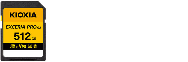 EXCERIA PRO SDメモリカード 製品イメージ